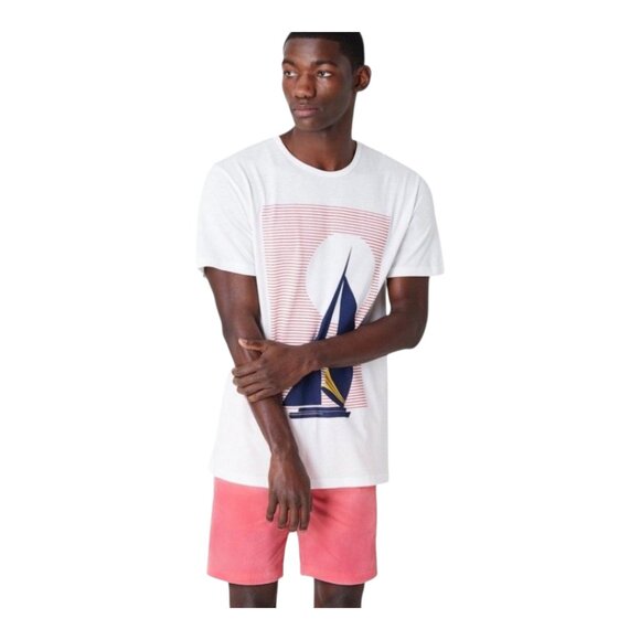 Onia The Charles 7" Lined Swim Trunks in Coral Beach Summer Vacation Men… - Picture 3 of 9